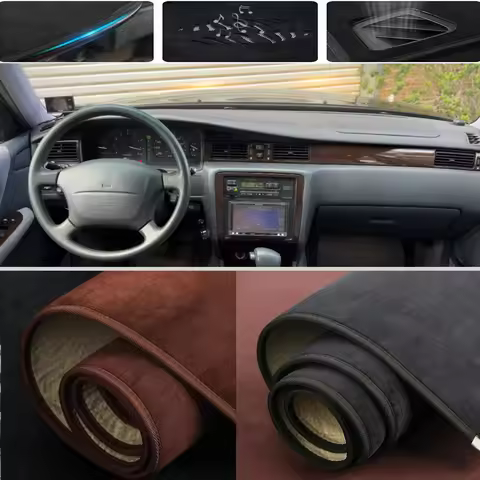 Car Flannel Dash Mat For 1995 - 1999 Toyota Crown Royal S150 JZS151 Accessories Dashboard Cover Prot