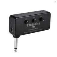 Flatsons F1R Mini Headphone Guitar Amp Amplifier with 3.5mm Headphone Jack AUX Input Plug-and-Play