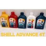 SHELL ADVANCE 4T AX3 AX5 AX7 SAE40 10W40 10W50 15W50 ENGINE OIL MINYAK HITAM LIQUI MOLY