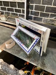 Jendela aluminium + kusen full set BAHAN INKALUM KACA 5mm SNI 50x70 30x70 30x60 30x50 30x40