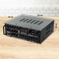 TIRASTRE Bluetooth EQ Amplifier Karaoke Mixer FM Audio - AV-MP326BT