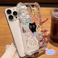Cute Black Cat Case For Samsung Galaxy S9 S8 Plus S9+ S8+ J7 J5 J3 Pro A3 A5 A7 J2 J4 Core J6 A6 A8 