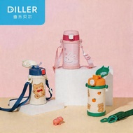 Diller Water Cup Portable Thermos Cup 350ml Stainless Steel Water Bottle