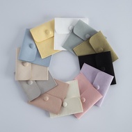 Flannel Flap Cloth Bag Double-Sided Flannel Bag Jewelry Cloth Bag Ring Jewelry Storage Bag Snap Clot