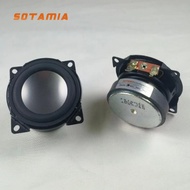 SOTAMIA 2Pcs 2.2 Inch Full Range Audio Speaker 4 Ohm 5W Aluminum Basin Folding Power Loudspeaker DIY