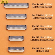 29/31/41/43/53Pin FPC SD Card Slot L Button Board FPC Socket LCD Screen Flex Cable Clip Ribbon Conne