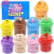 9 Pack Slime Kit Mini Cloud Slime Kit Soft and Non-Sticky Fluffy Slime Toy Stress Relief Slime Toys SHOPSBC2489