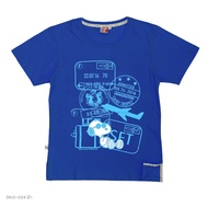 SUIKA (แตงโม) - เสื้อแตงโม เสื้อยือคอกลม SNOOPY ลายเดินทาง (SN.O-024)