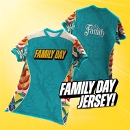 (READY STOCK ) 2024 New ！Family Day JERSEY Newly designed JERSEY Baju Tshirt Lelaki Family Day Crew 