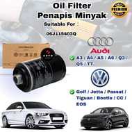 Oil Filter AUDI A4A5Q5 2.0L VOLKSWAGEN GOLF GTI MK6 2.0 PASSAT 2.0 B8 (2010-2015) 06J115403Q