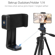 F360 Phone Holder Adapter 360 /Phone Mount Holder Smartphone Light Stand for Selfie Stick Tripod
