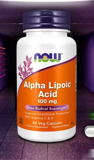 พร้อมส่ง ALA /Alpha Lipoic Acid 100 mg /250 mg /600 mg by NOW FOODS