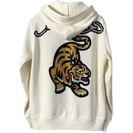 ED Edhardy Street Wear Printed Hot Rhinestone Tiger Head Cardigan Jacket Men Women Hooded Casual Swe