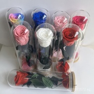 Eternal Flower Rose Eternal Little Prince Glass Cover Rose Single Stem Valentine's Day Mother's Day