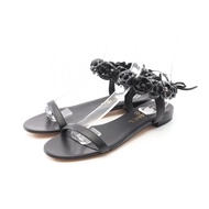 【二手】香奈兒 CHANEL 山茶花涼鞋 G31793 漆皮涼鞋 女款 全新未使用