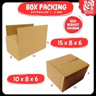 Cardboard 10x8x6/15x8x6 box 10x8x6/15x8x6 box 10x8x6/15x8x6 bottle/honey/box/packing/jamu