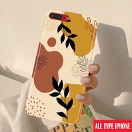 HP [H152] Case iphone 6+/ 7+/ 8+ Casing & Protective Cover Flora Motif Mattehp For All Types of Cell