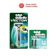 Premium Gillette Vector 2-blade razor/rac razor