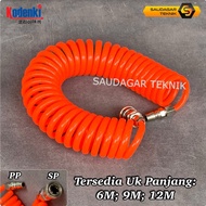 Compressor Air Hose 6M 9M 12M Spiral Hose 6 Meters 9 Meters 12 Meters Recoil Hose Compressor