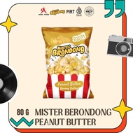 Snack Popcorn Mister Brondong | Peanut Butter | 80 gr | Jagung Goreng Manis Dengan Selai Kacang | Ac