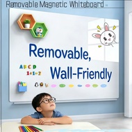 Eco-Friendly Magnetic Whiteboard Wall Decals, Portable Office Writing Board for Children's Doodle