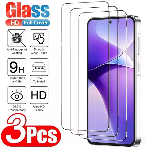 3Pcs Ultra Clear Tempered Glass for Samsung A57 A56 A55 A53 A37 A36 A35 Screen Protector for Samsung