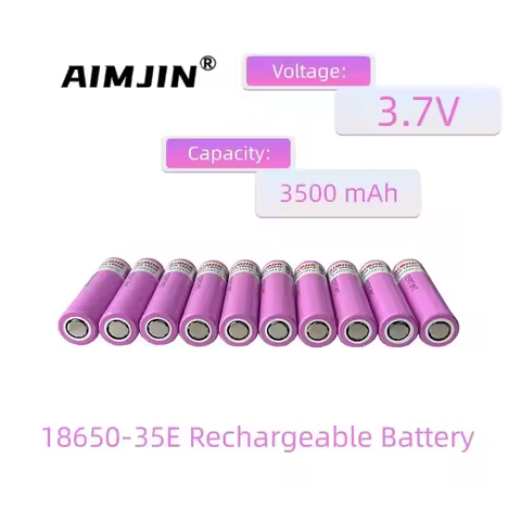 100% Original for 18650 3500mAh 25A Discharge INR18650 35E 3500mAh Li-ion 3.7v Rechargable Battery 1