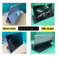 Secondhand Microsoft Surface PRO 5 Window 11 Tablet Intel i5-7th gen 12inch