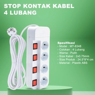 Stop Kontak Arde Switch Bukan Uticon Stop Kontak Kabel + Saklar Masing Masing 3 4 5 Lubang SNI