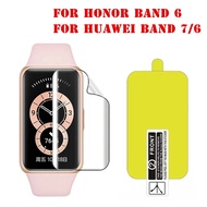 Soft TPU Screen Protector Hydrogel Film for Huawei Band 6/7/Honor Band 6 Smart Watch