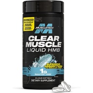 Muscletech HMB Supplements 1000mg, Clear Muscle (42 Liquid Softgels) - Highest Grade HMB for Lean Mu