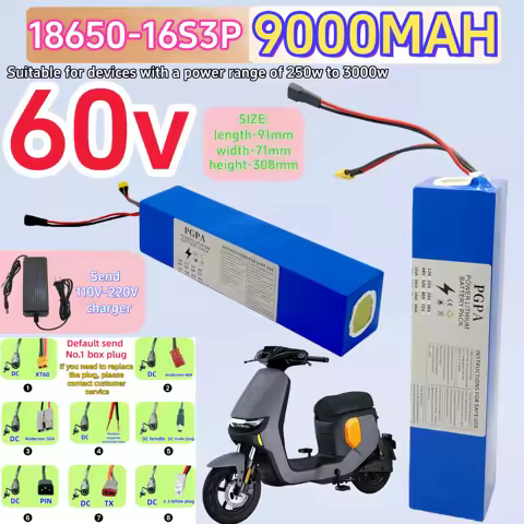 Air fast transportation 60V9000MAH 18650 Li-ion‌ 16S3P Power lithium battery with high power and dur