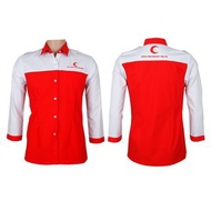 Outpost Corporate Shirt/F1 Shirt/Baju Korporat Pegawai Wanita Bulan Sabit Merah Malaysia (BSMM)