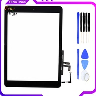 [Ft] Touch Digitizer Screen + Adhesive + Home Button Flex for iPad Air A1474 A1475