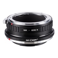 K&F Concept Adapter for Nikon F Auto AIS D Lens to Canon EOS R Camera RF R5 R6