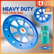 PVC Gas Tank Mat NO ROLLER TONG MOVER HEAVY DUTY Cylinder Protector Mat Base Tong Gas Tanpa Roda