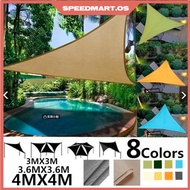 Outdoor Waterproof Triangular UV Sun Shade Sail Combination Net Canopy Tent Gazebo Shade Shelter Tent Camping Garden