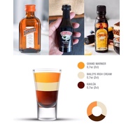 ของแท้ จัดset 3 ชิ้น B52 Kahlua coffee 50ml ครีมนม Baileys Irish 50 ML และ Cointreau Premium French 