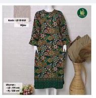 LONGDRESS CANTIK KENCANA UNGU - COD DASTER BATIK KENCANA UNGU LABEL HIJAU MOTIF TERBARU | Baju Santa