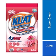 Kuat Harimau Super-PRO Detergent Powder Super Clean with Rose Scent 2.2kg