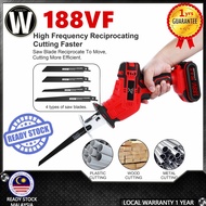 WARRIOR`🧤188VF Reciprocating Saw Outdoor Saw Portable Cordless Power Tool with Rechargeable Lithium 