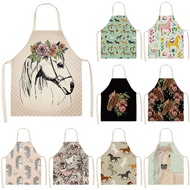 24 pictures of cute horses apron cooking apron kitchen apron dress chef apron cute apron linen kid a