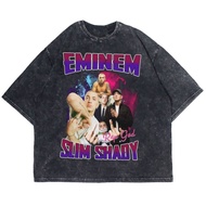 OVERSIZE EMINEM RAP GOD FEELS VINTAGE TEE (WASHED T-SHIRT)