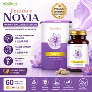 Total Feminine Wellness Wellous Femoire Novia, 60 Capsules, Hormonal Cycle Support, Reproductive Car