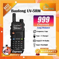 Baofeng UV 5RM Walkie talkie FM Air Band RX VHF UHF Scrambler Encrypt DTMF Tone (10 watt)