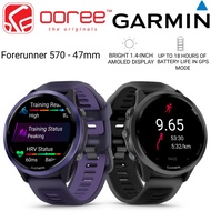 GARMIN FORERUNNER 570 47MM GPS RUNNING SMARTWATCH UP TO 18 HOURS OF BATTERY LIFE IN GPS MODE / SMART