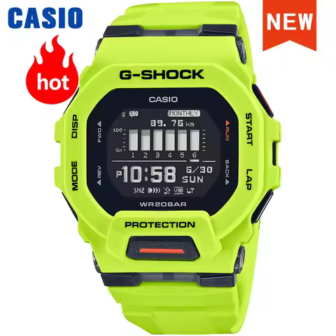 Casio watch for men g shock SBig Screen Bluetooth Running Square Men's Watch relogios masculino GBD-