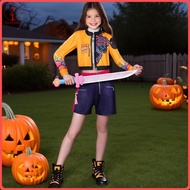 fulaide Girls Rumi Mira Demon Hunters Cosplay Outfit Kids Pop Singer Costume for Halloween Carnival