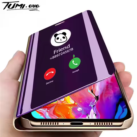 Luxury Smart Mirror Phone Case For iPhone 13 12 Mini 11 Pro XR XS Max X 8 7 6 6S Plus SE 2020 Casing