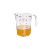 Graduated Measuring Pitcher 500ml 1 Pint Clear Polycarbonate with Label
